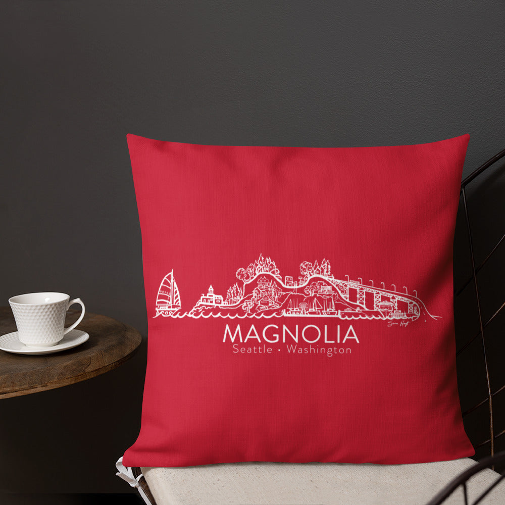 Magnolia Neighborhood Pillow