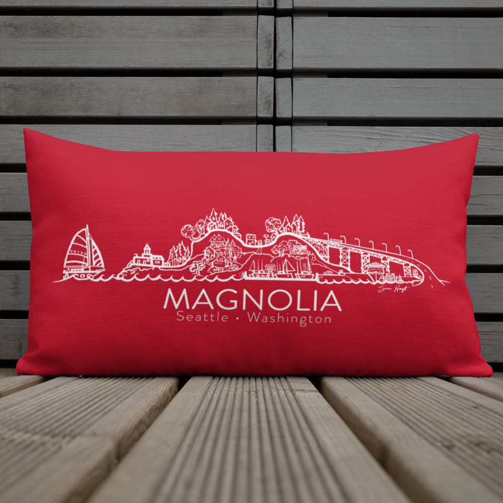 Magnolia Neighborhood Pillow